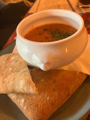 Soup of day  at Pescado Lounge in Whitby