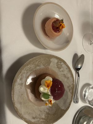 Yes more dessert with peachess  at Datil in Paris