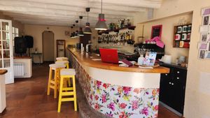 The community bar.  at Comunidad Inspira in Mallorca