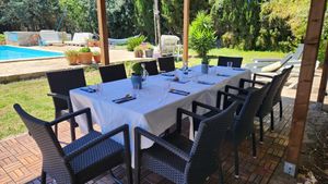 Outside dining.  at Comunidad Inspira in Mallorca