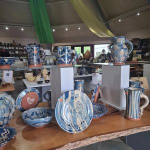 Whichford pottery shop at The Straw Kitchen in Whichford