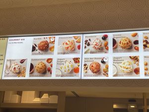 Some gourmet flavors are vegan. Options may vary    at Caffè e Gelato in Berlin