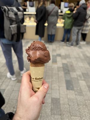 Chocolate gelato.  at Caffè e Gelato in Berlin