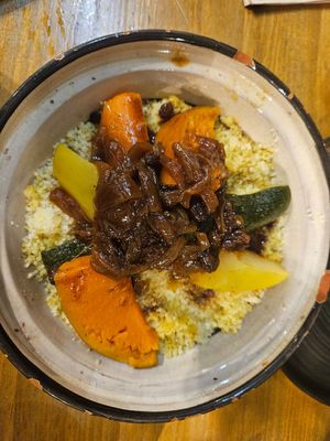 Cous cous de verduras at Umaueyon in Cordoba