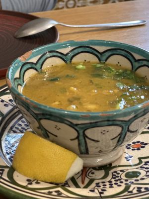 Harira soup  at Umaueyon in Cordoba