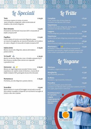 Vegan Pizzas at Al Solito Porzio in Cosenza