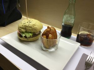 the hamburger at Malmo in Valencia
