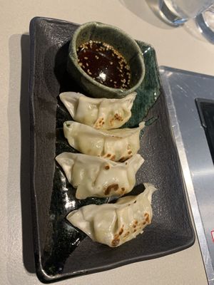 Veg gyoza  at Korean BBQ House in East London