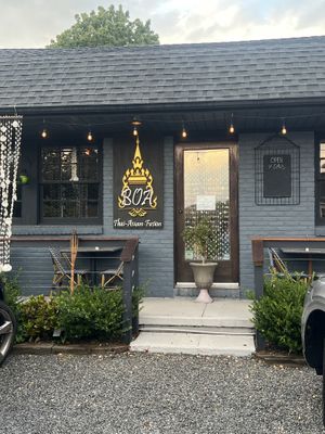 outside  at Boa Thai in Southampton