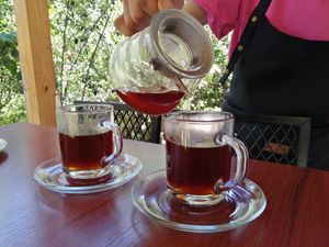 Café filtrado pour over, variedad geisha 👌🏻  at Cósmico Restaurante in Cundinamarca