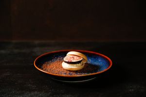 our spécialité : vegan foie gras. *no animal ingredients are used at Sami in Kurashiki