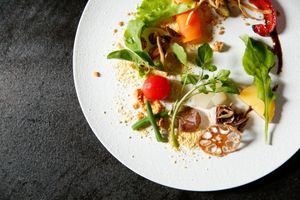 Enjoy the taste of ingredients from our trusted farmers in Setouchi area. at Sami in Kurashiki