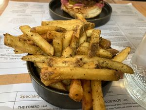 Rosemary salted fries.  at BOHNS in Nottingham