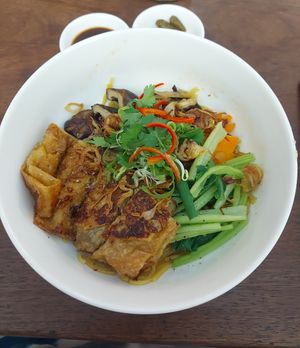 Duck with noodles at O Plant-based - Tôn Thất Đạm in Ho Chi Minh City