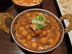 Channa masala at Smile Kitchen Himarayan Bar in Osaka