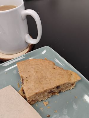 Vegan spiced fruit cake at Woolwich Front Room in South East London