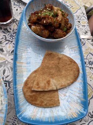 Sweet and sour cauliflower dish  at Ripples in Marsalforn