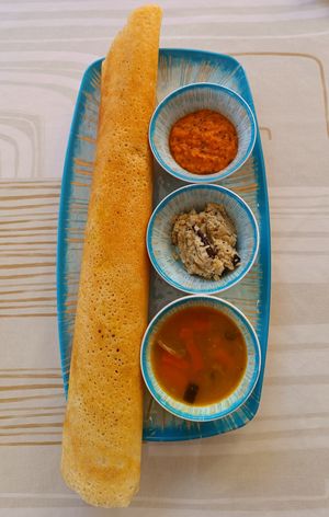Indian-Style Breakfast: Classic Dosa at Ripples in Marsalforn