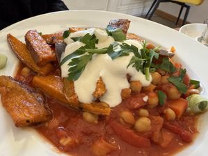 potato & chickpea stew  at Café Ceci in Potsdam