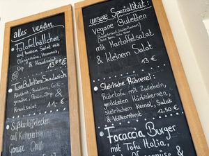 menu  at Café Ceci in Potsdam
