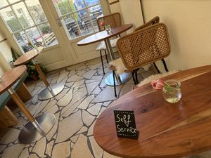 inside  at Café Ceci in Potsdam