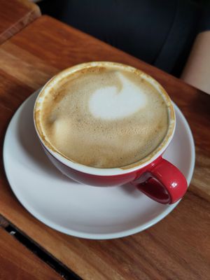 Cappuccino (vegan) at Café Ceci in Potsdam