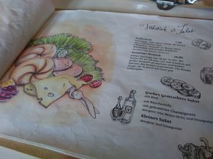 menu at Mae's in Bonn