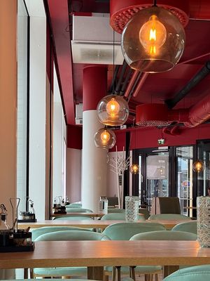 interior at Uyghur Noodle House in Helsinki