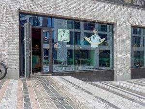 entrance at Uyghur Noodle House in Helsinki