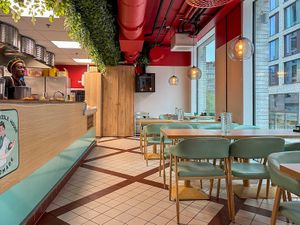 interior at Uyghur Noodle House in Helsinki