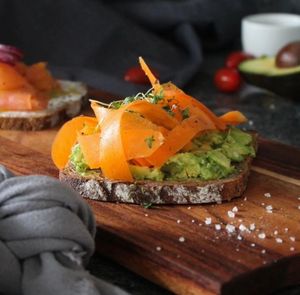 Veggie Greenland Smorrebrod  at NordWaerts in Warstein