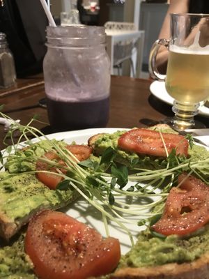 Avocado toast at Carrots n' Dates in Windsor
