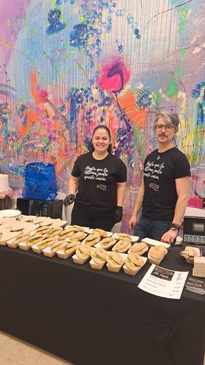 Restaurante Santa y Pura Madrid at Madrid Vegan Market in Madrid