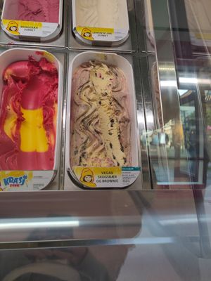 Vegan option at MooGoo Icecream House in Stavanger