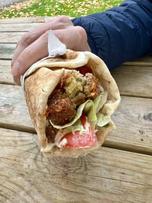 Falafel wrap   at The Falafel Shop - temporarily closed in Inverness