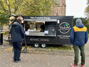 Van   at The Falafel Shop - temporarily closed in Inverness