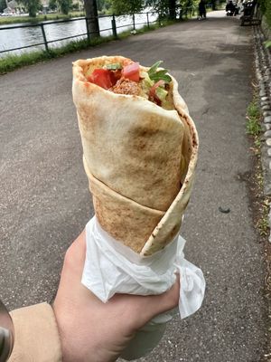 Falafel wrap   at The Falafel Shop - temporarily closed in Inverness