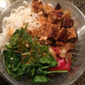 Thai Peanut Bowl - Delicious at PositiviTea in Verona