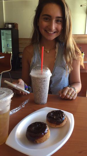 donuts and milk less milkshakes  at PositiviTea in Verona