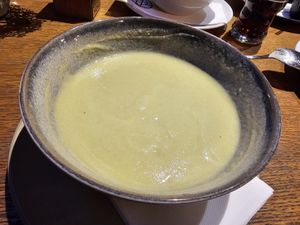 Zuccini soup at Mirage Pizzeria in Kraljevo