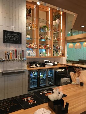 Part of the bar at Mill Valley Kitchen in Rochester