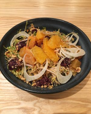 Roasted Beet Salad veganized (no cheese) at Mill Valley Kitchen in Rochester