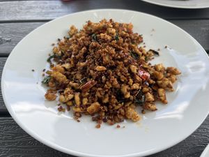 กระเพราโบราณ  at Lookmee Blackberries Farm & Cafe in Pak Chong