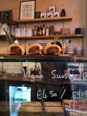 Sausage rolls at SIFT Bakes & Brews in South West London