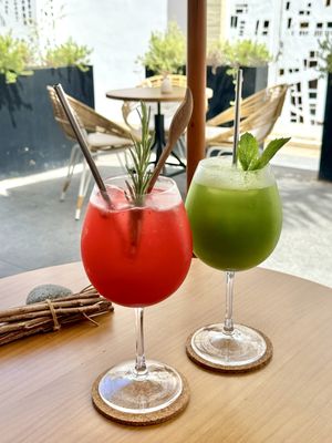   at Cafe Belvedere in La Palma