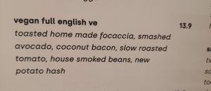 Full English at Kavi Coffee in Winchester