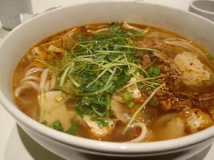 Vegetarian Viet Spicy Soup. Out of this world. at Quan Bo De Cuisine Vegetarienne in Montreal