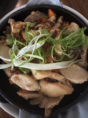 Mushroom sisig  at Musang in Seattle