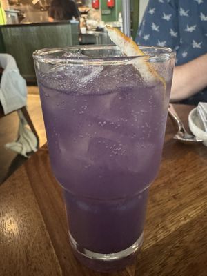 Ube lemonade   at Musang in Seattle