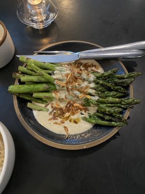 Asparagus dish  at Musang in Seattle